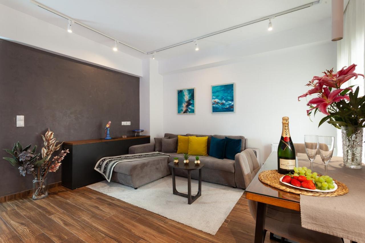 Seaside Apartment By Flisvos Marina Athén Kültér fotó